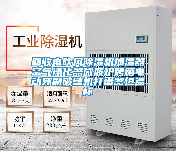 回收电吹风除湿机加湿器空气净化器微波炉烤箱电动牙刷破壁机打蛋器恒温杯