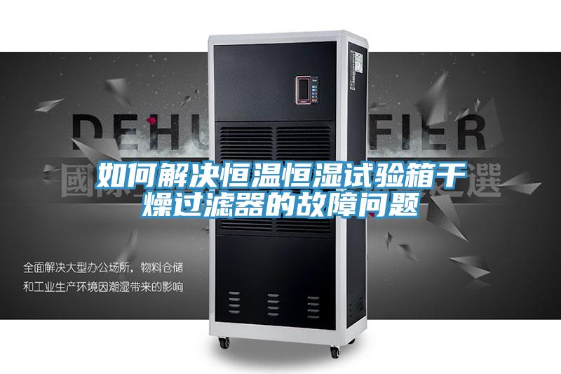 如何解决恒温恒湿试验箱干燥过滤器的故障问题