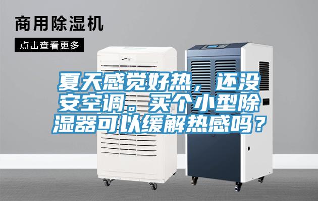 夏天感觉好热,还没安空调。买个小型除湿器可以缓解热感吗?