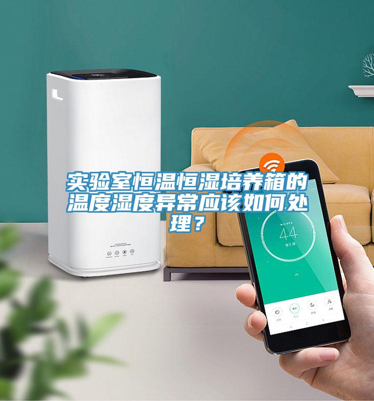 实验室恒温恒湿培养箱的温度湿度异常应该如何处理？