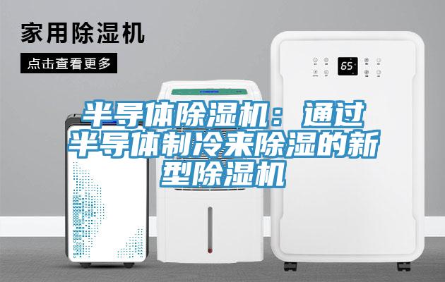 半导体除湿机：通过半导体制冷来除湿的新型除湿机