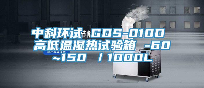 中科环试 GDS-010D 高低温湿热试验箱 -60~150℃/1000L