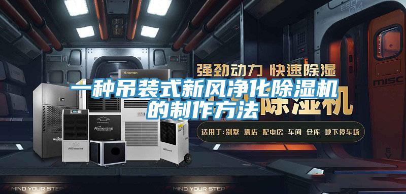 一种吊装式新风净化除湿机的制作方法