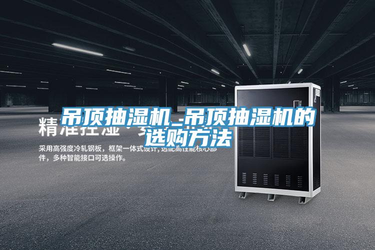 吊顶抽湿机_吊顶抽湿机的选购方法