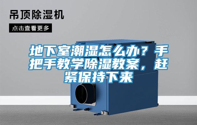 地下室潮湿怎么办？手把手教学除湿教案，赶紧保持下来