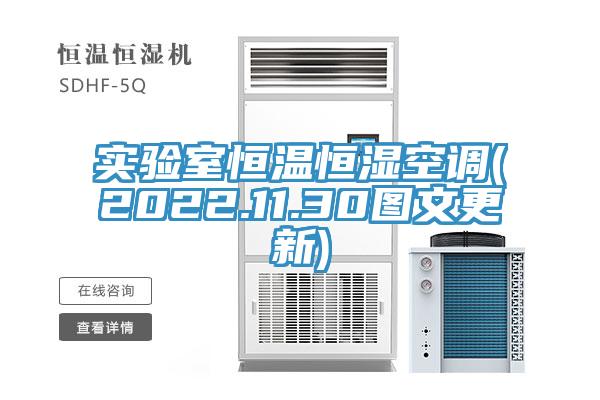 实验室恒温恒湿空调(2022.11.30图文更新)