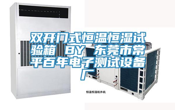 双开门式恒温恒湿试验箱 BY 东莞市常平百年电子测试设备厂