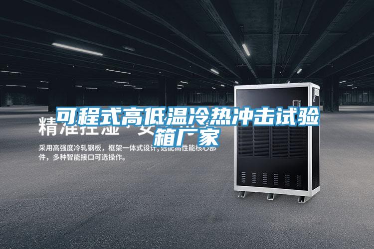 可程式高低温冷热冲击试验箱厂家