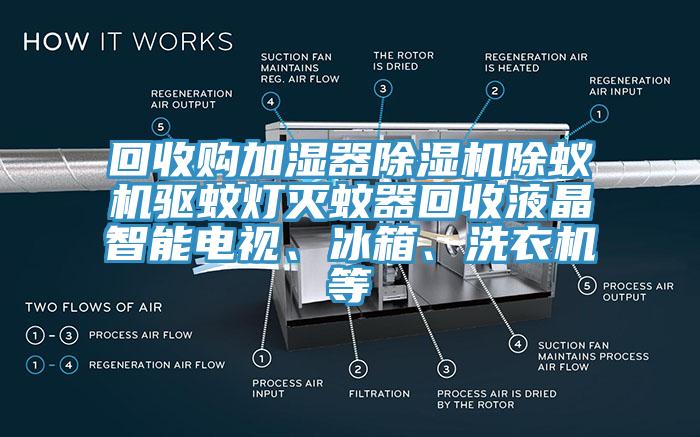 回收购加湿器除湿机除蚁机驱蚊灯灭蚊器回收液晶智能电视、冰箱、洗衣机等