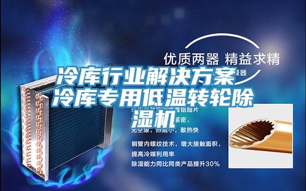 冷库行业解决方案 冷库专用低温转轮除湿机