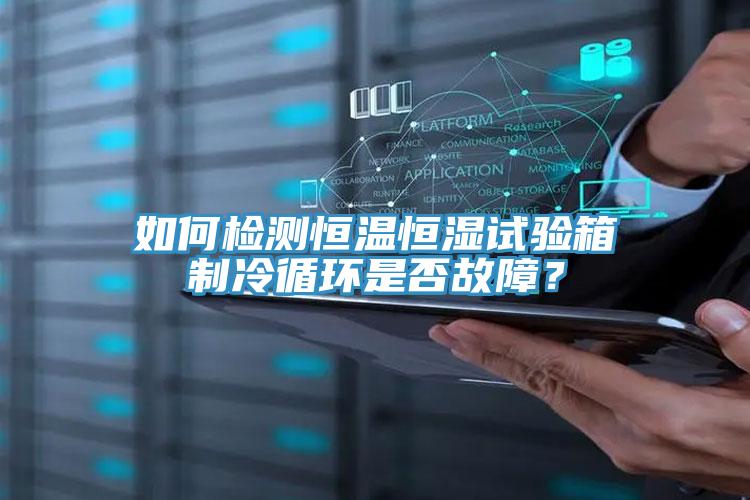 如何检测恒温恒湿试验箱制冷循环是否故障？