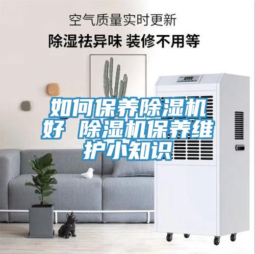 如何保养除湿机好 除湿机保养维护小知识