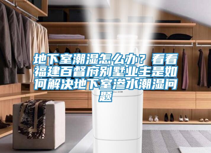 地下室潮湿怎么办？看看福建百督府别墅业主是如何解决地下室渗水潮湿问题