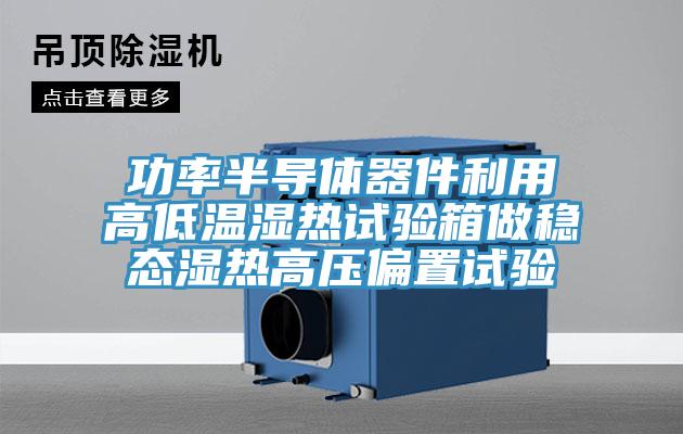 功率半导体器件利用高低温湿热试验箱做稳态湿热高压偏置试验