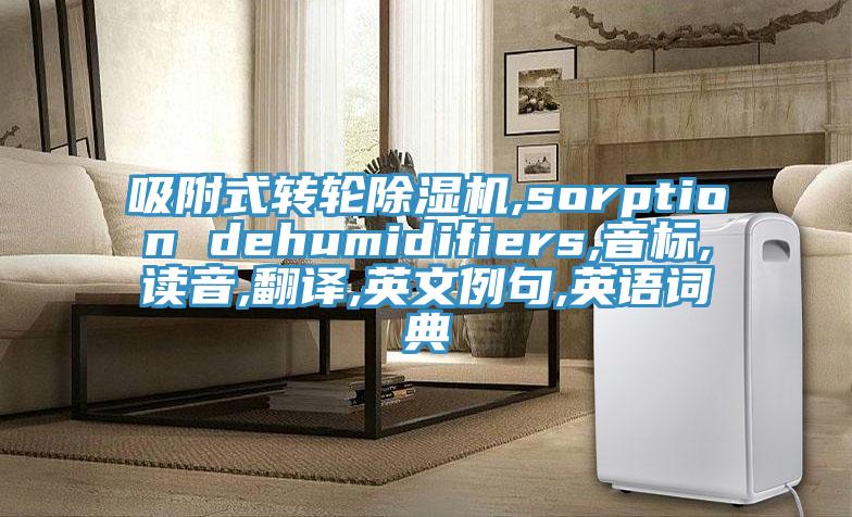 吸附式转轮除湿机,sorption dehumidifiers,音标,读音,翻译,英文例句,英语词典