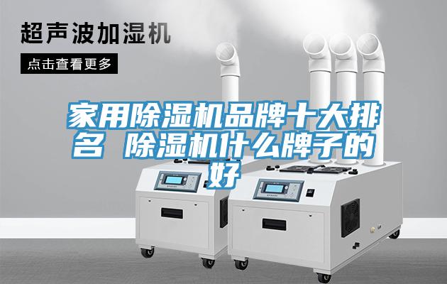 家用除湿机品牌十大排名 除湿机什么牌子的好