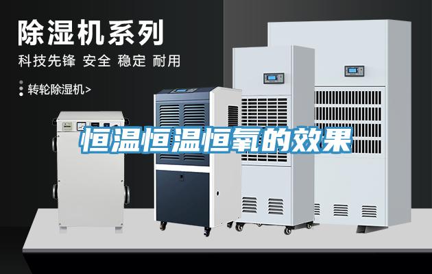 恒温恒温恒氧的效果