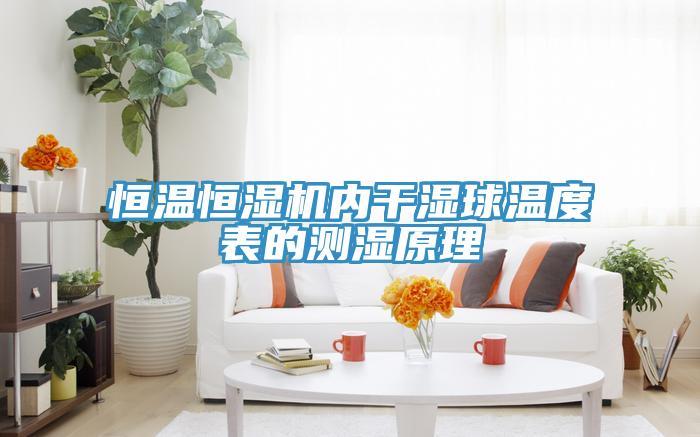 恒温恒湿机内干湿球温度表的测湿原理