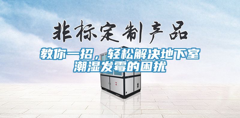 教你一招，轻松解决地下室潮湿发霉的困扰