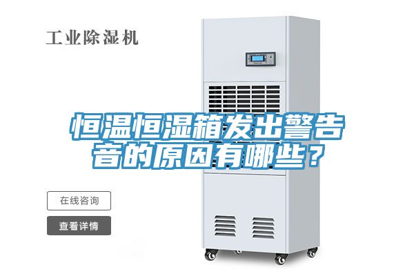 恒温恒湿箱发出警告音的原因有哪些？