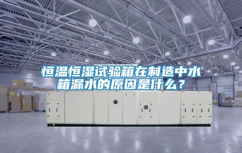恒温恒湿试验箱在制造中水箱漏水的原因是什么？