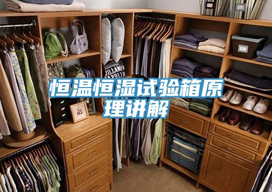 恒温恒湿试验箱原理讲解
