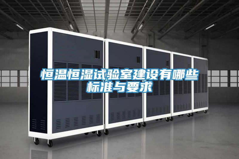 恒温恒湿试验室建设有哪些标准与要求