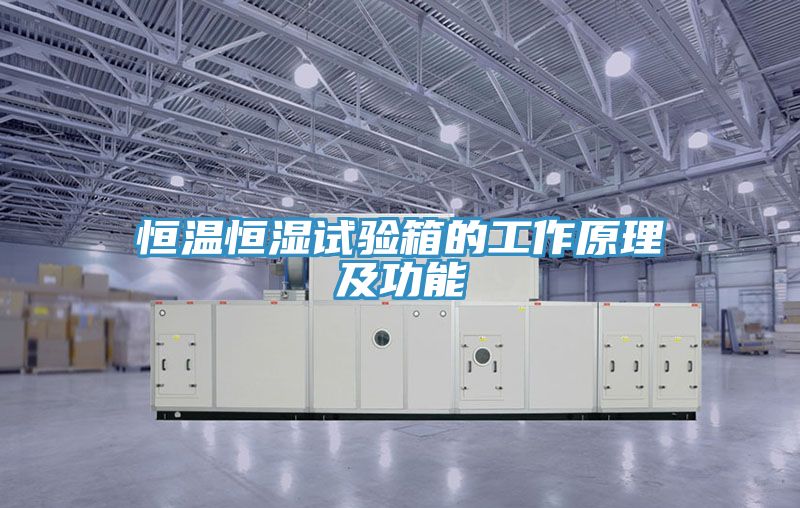 恒温恒湿试验箱的工作原理及功能