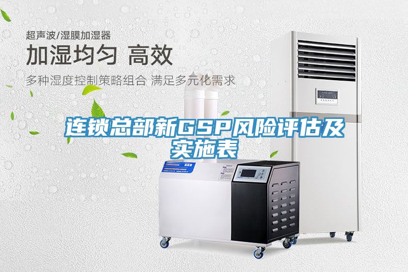 连锁总部新GSP风险评估及实施表