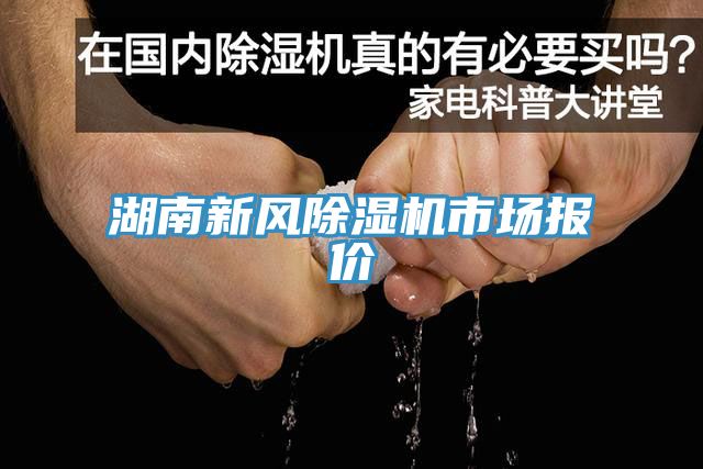 湖南新风除湿机市场报价