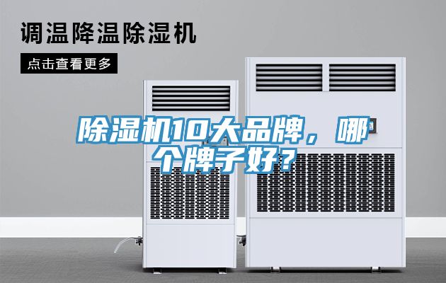 除湿机10大品牌，哪个牌子好？