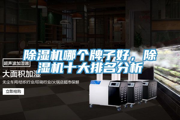 除湿机哪个牌子好，除湿机十大排名分析